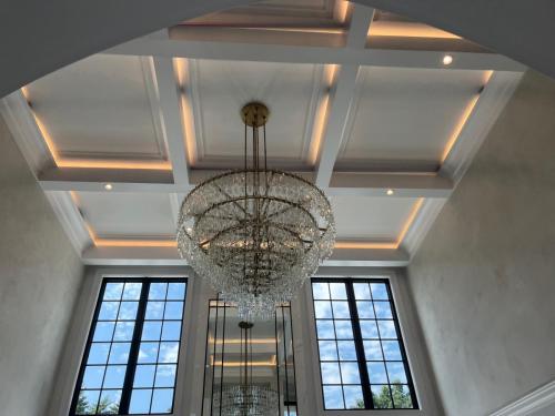 Led Cove Lighting and Chandelier